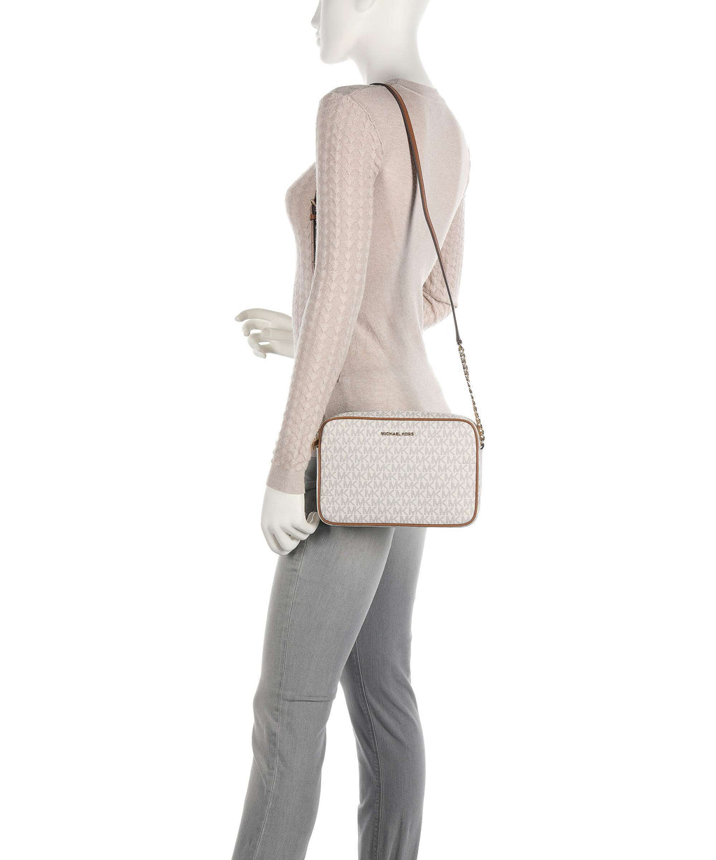 Michael Kors Jet Set Crossbody Bag - Vanilla