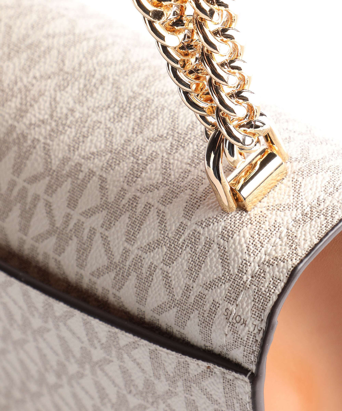 Michael Kors Heather Shoulder Bag - Vanilla / Acorn