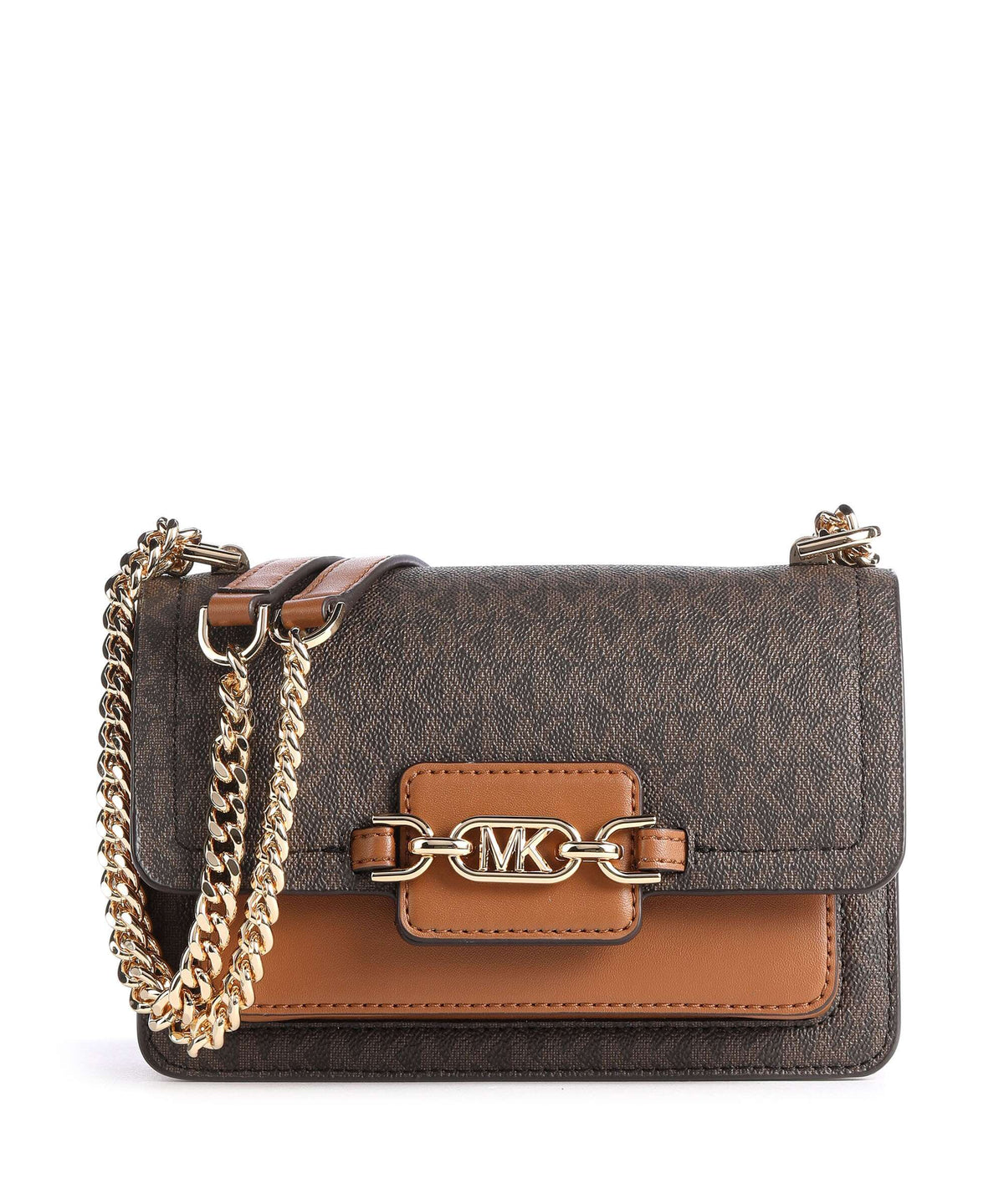 Michael Kors Heather Shoulder Bag - Brown / Acorn