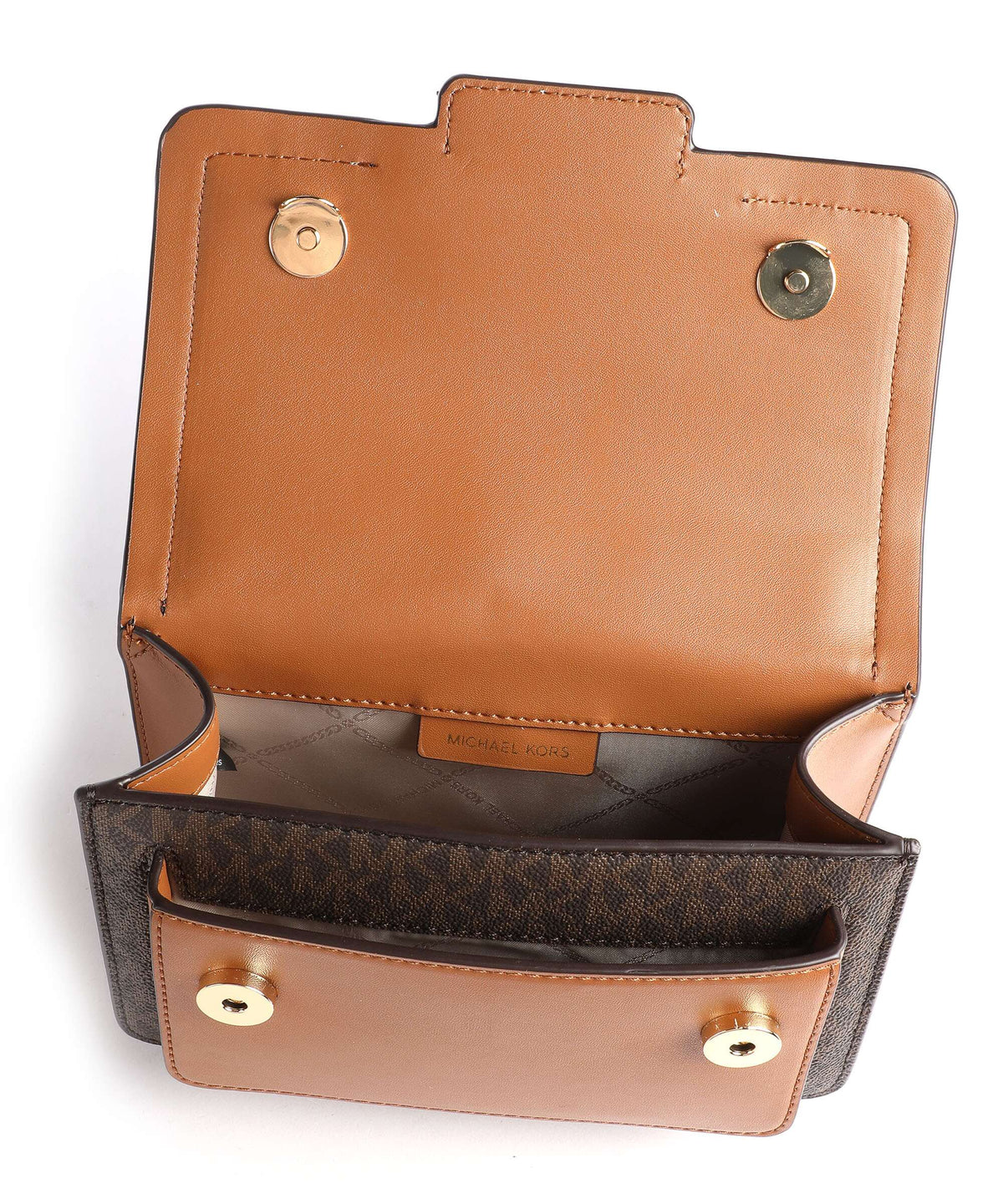 Michael Kors Heather Shoulder Bag - Brown / Acorn