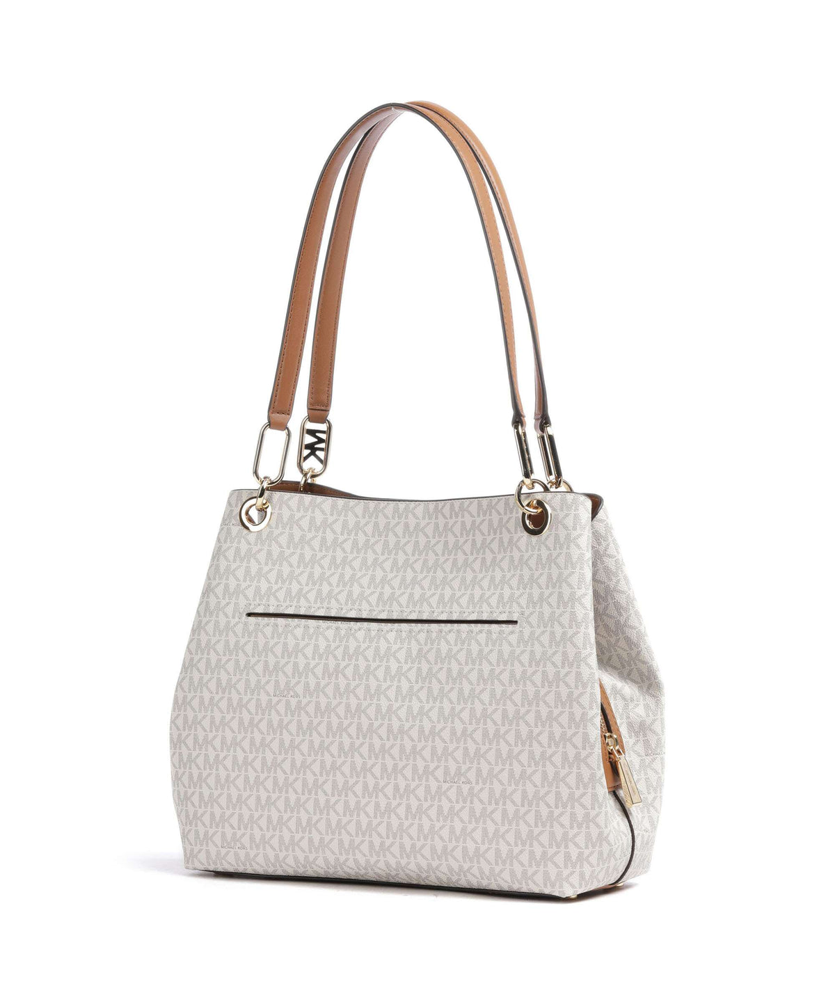 Michael Kors Kensington Hobo Bag - Vanilla / Acorn