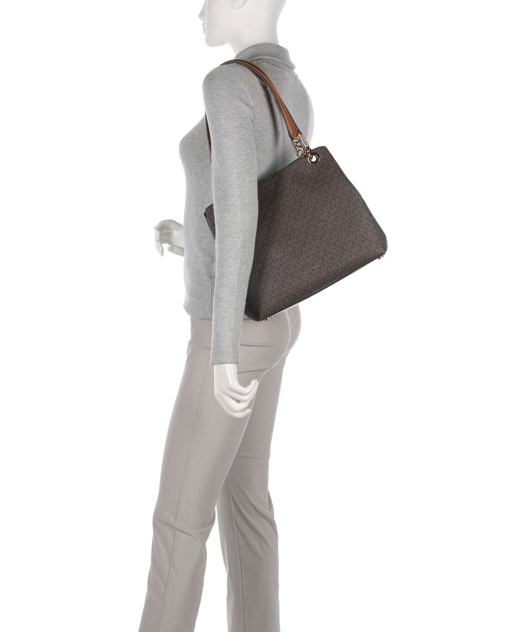 Michael Kors Kensington Hobo Bag - Brown / Acorn