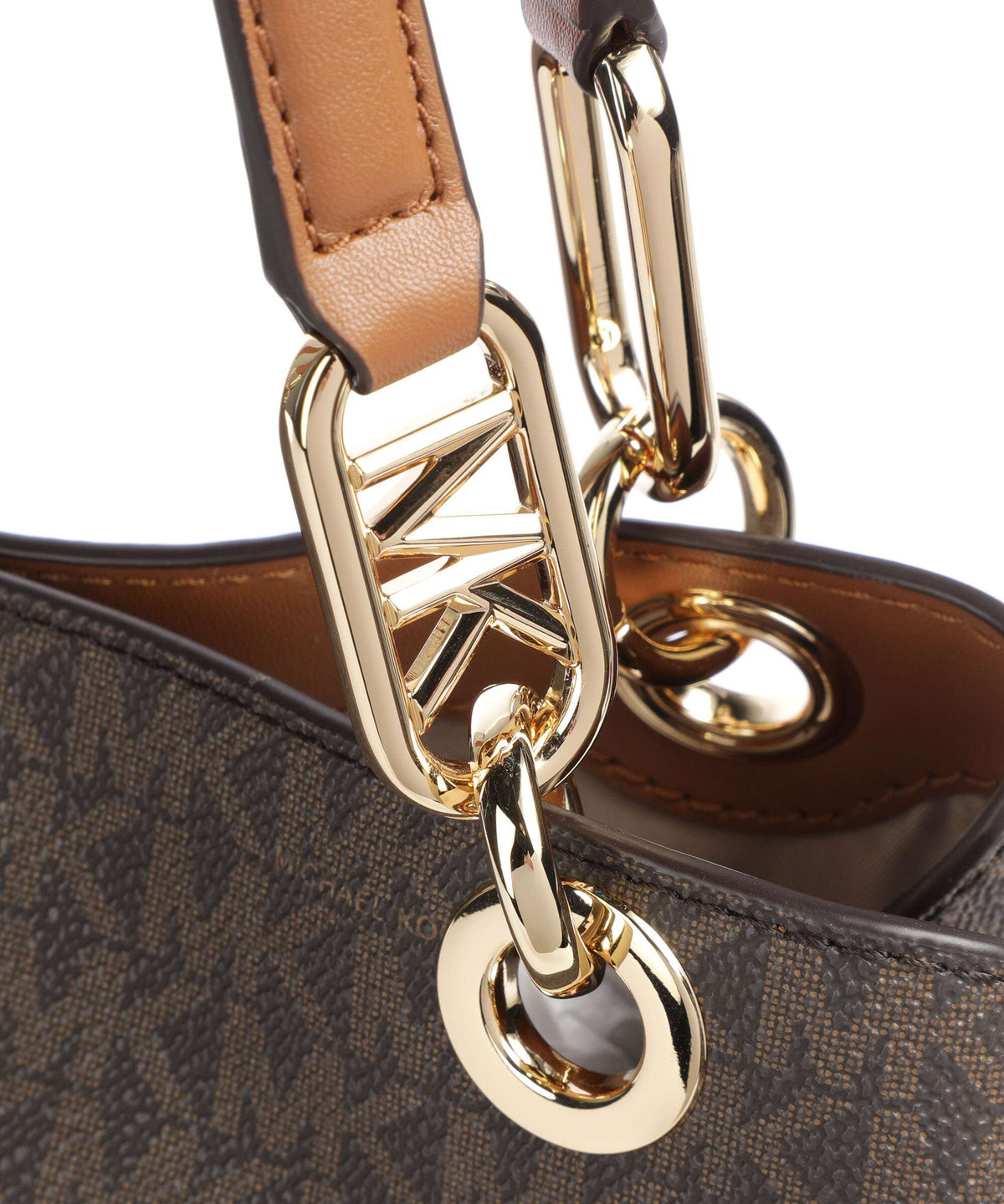 Michael Kors Kensington Hobo Bag - Brown / Acorn
