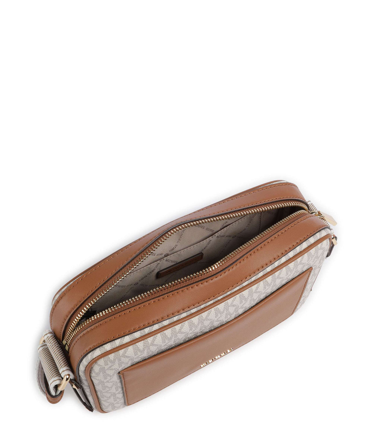 Michael Kors Maeve Crossbody Bag - Vanilla / Acorn