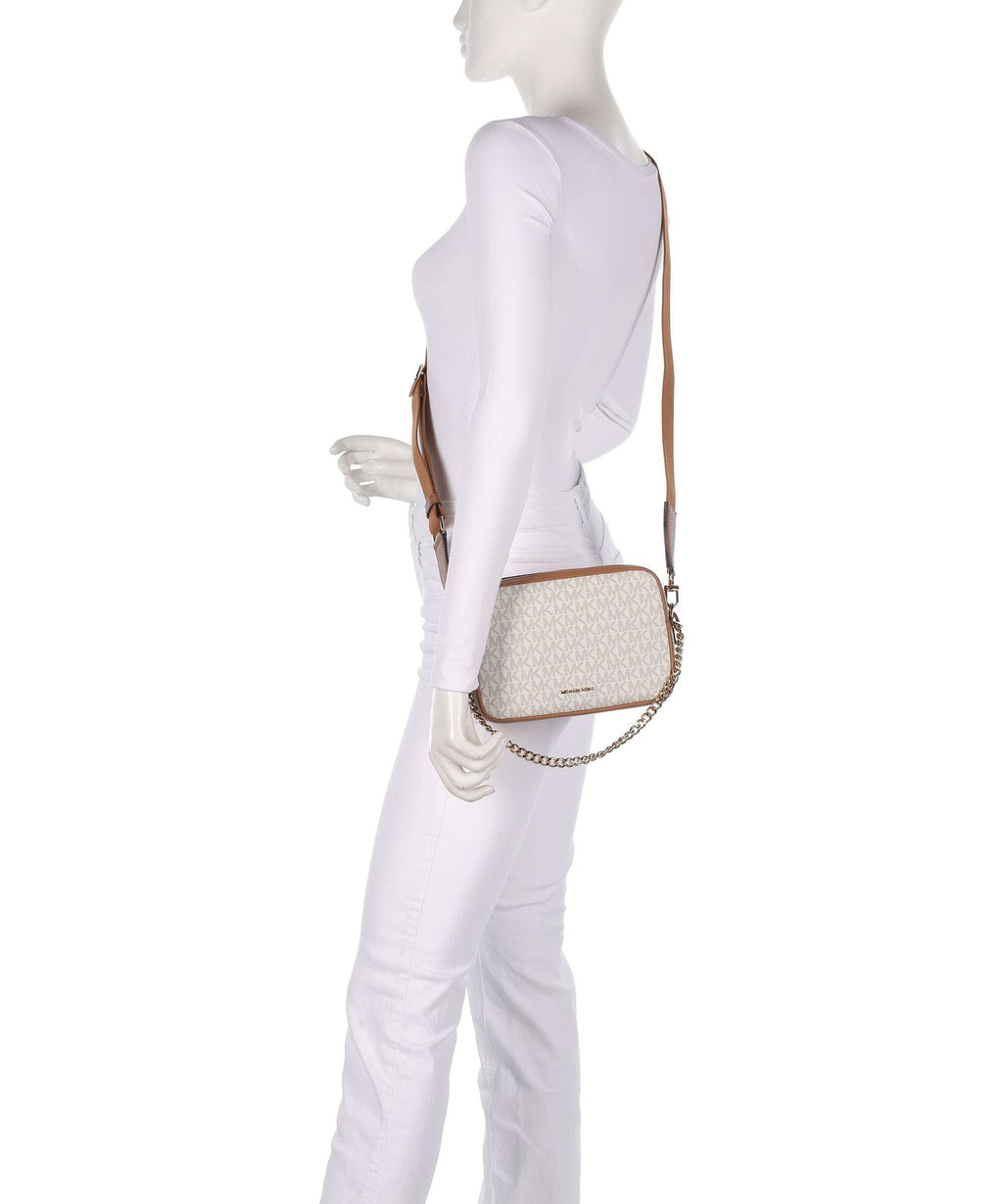 Michael Kors Bryant Medium Crossbody Bag - Vanilla / Acorn