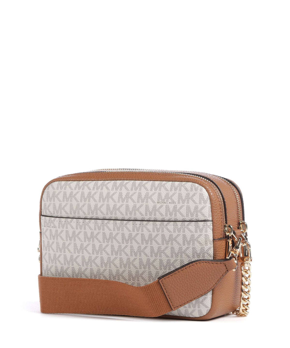 Michael Kors Bryant Medium Crossbody Bag - Vanilla / Acorn