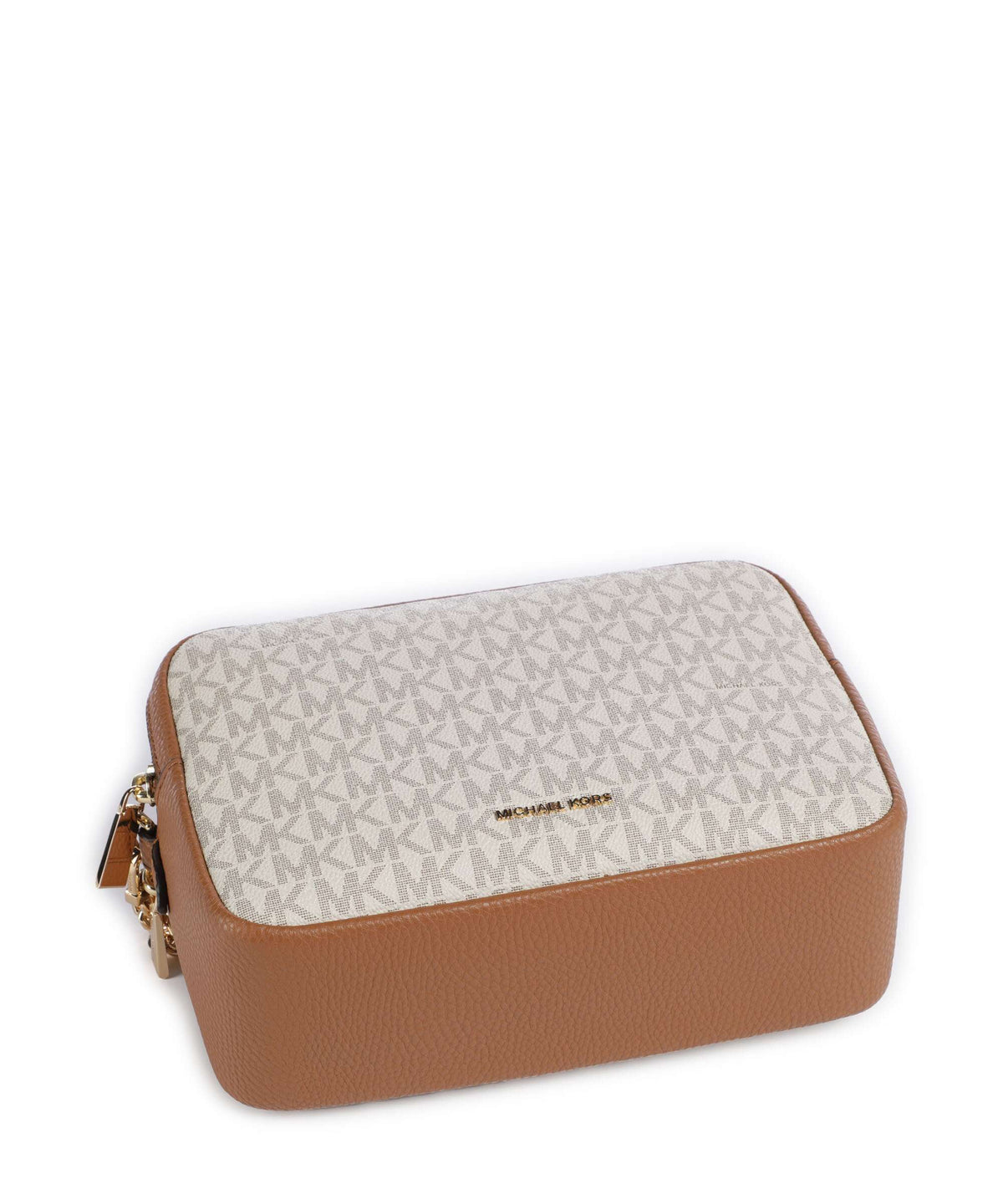 Michael Kors Bryant Medium Crossbody Bag - Vanilla / Acorn