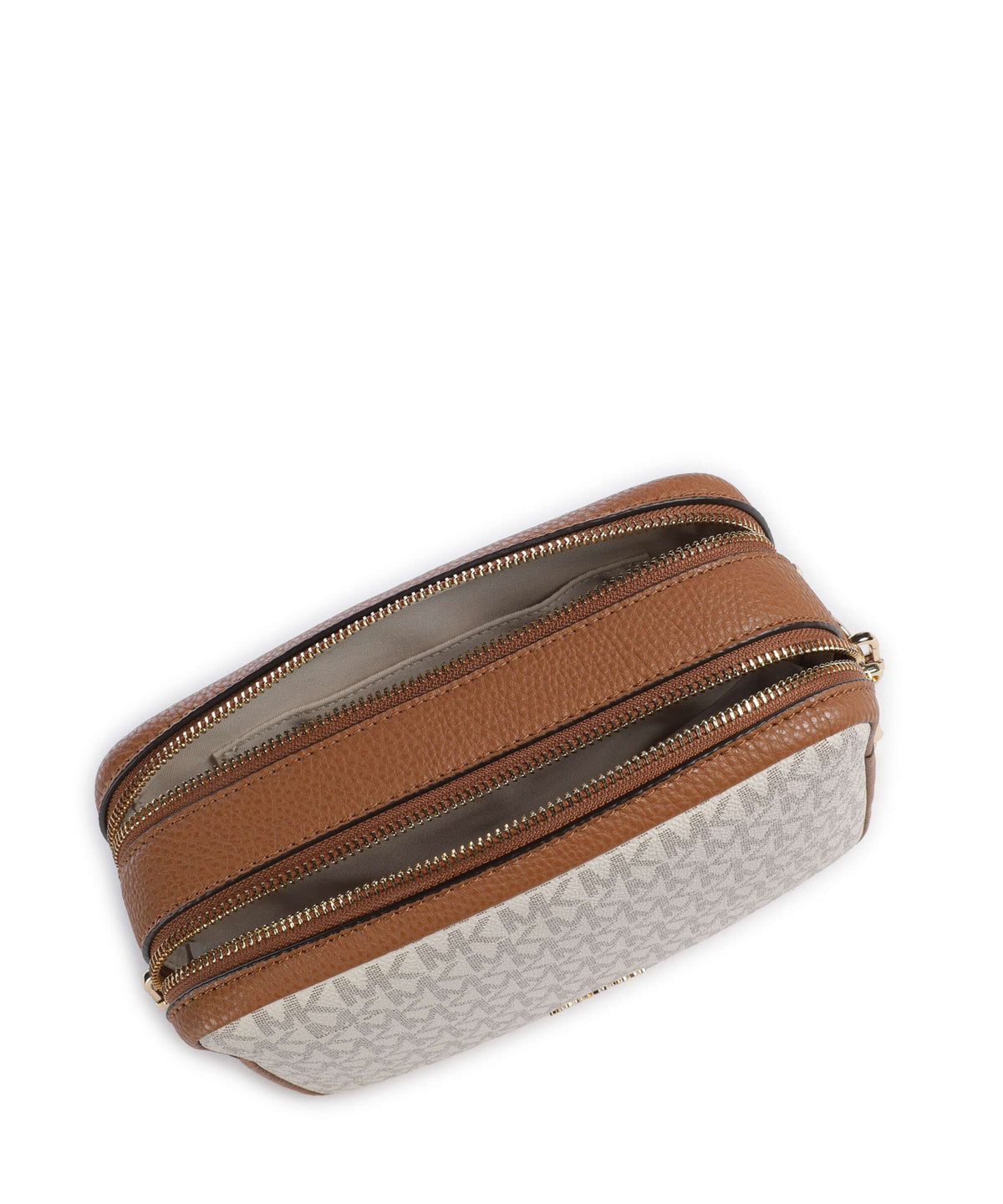 Michael Kors Bryant Medium Crossbody Bag - Vanilla / Acorn