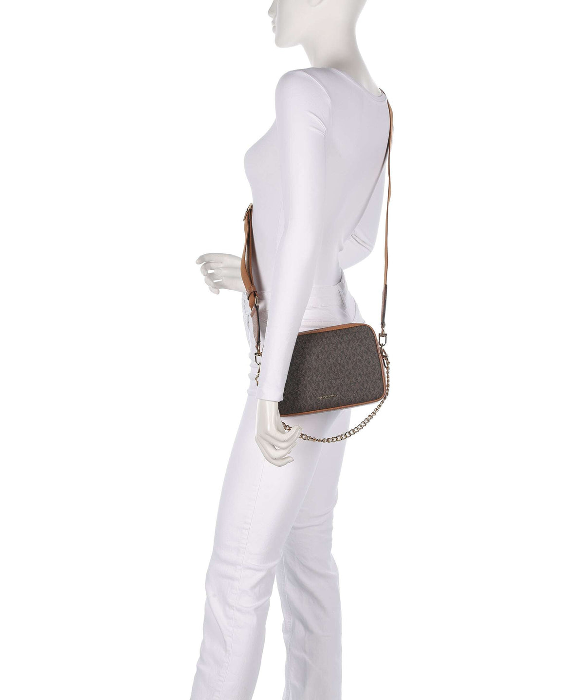 Michael Kors Bryant Medium Crossbody Bag - Brown / Acorn