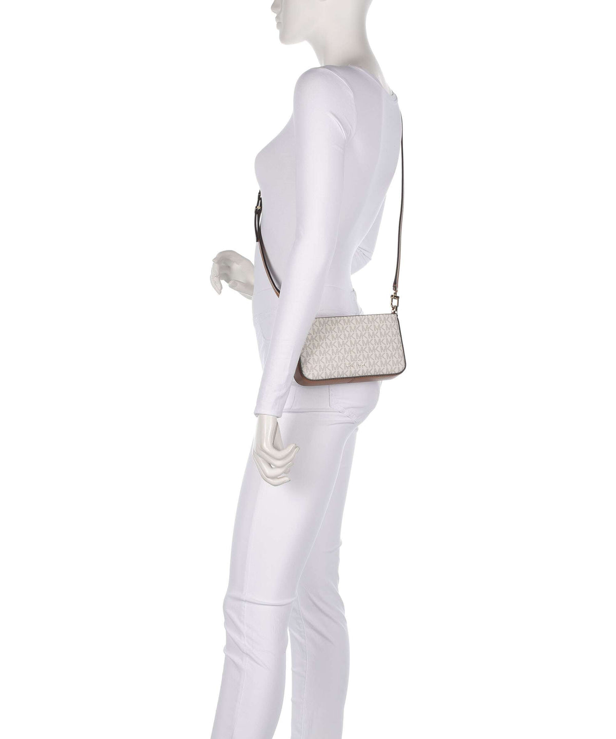 Michael Kors Bryant Small Shoulder Bag - Vanilla / Acorn