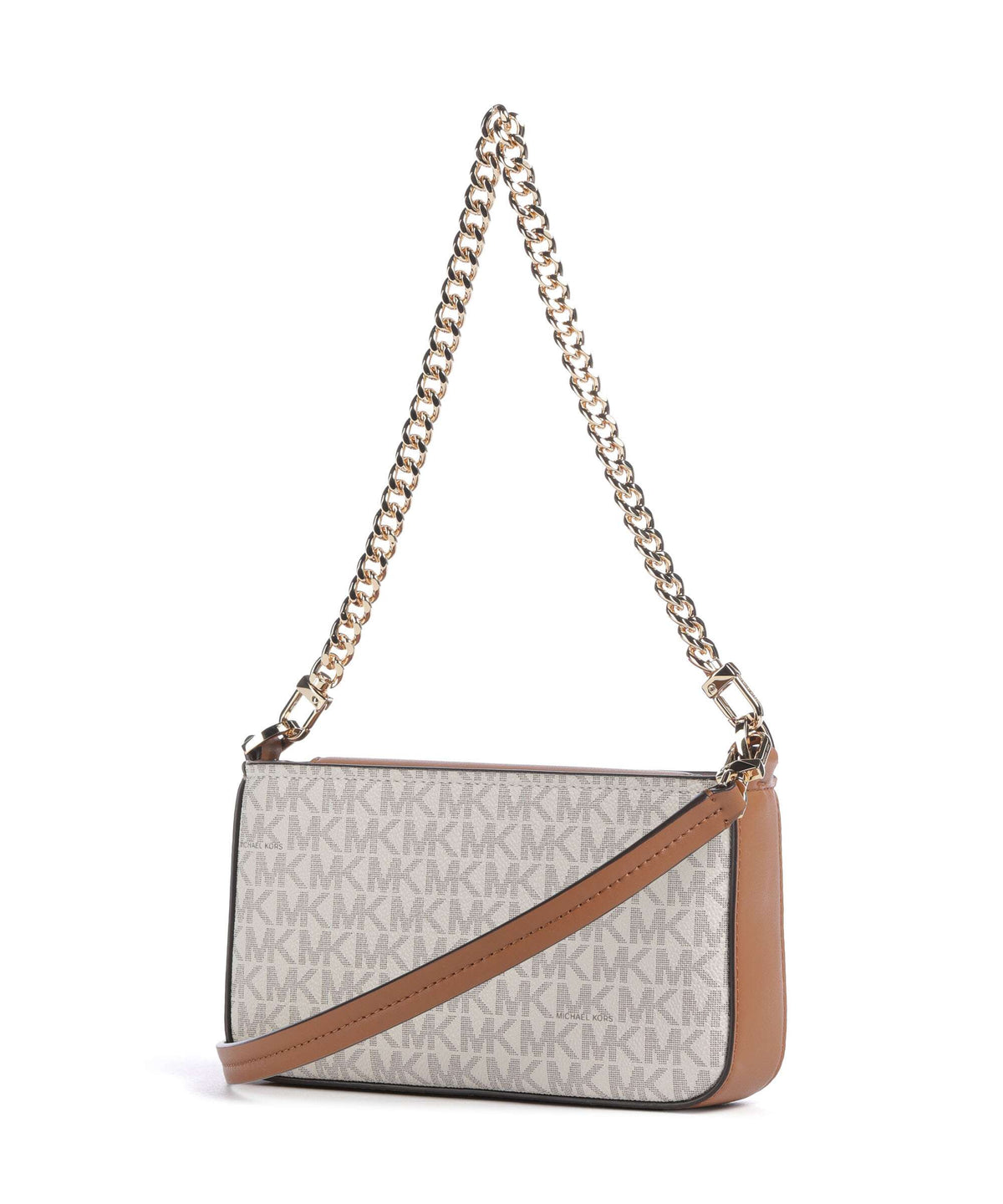Michael Kors Bryant Small Shoulder Bag - Vanilla / Acorn
