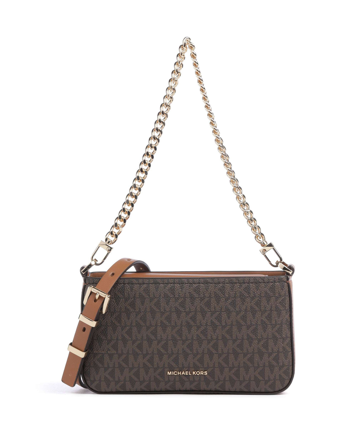 Michael Kors Bryant Small Shoulder Bag - Brown / Acorn