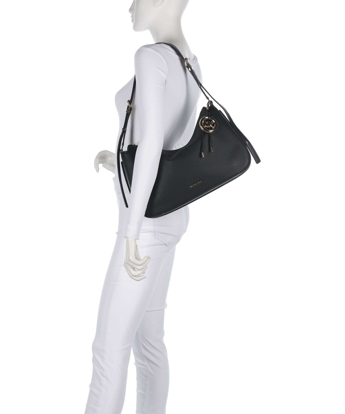 Michael Kors Nolita Medium Hobo Bag - Black
