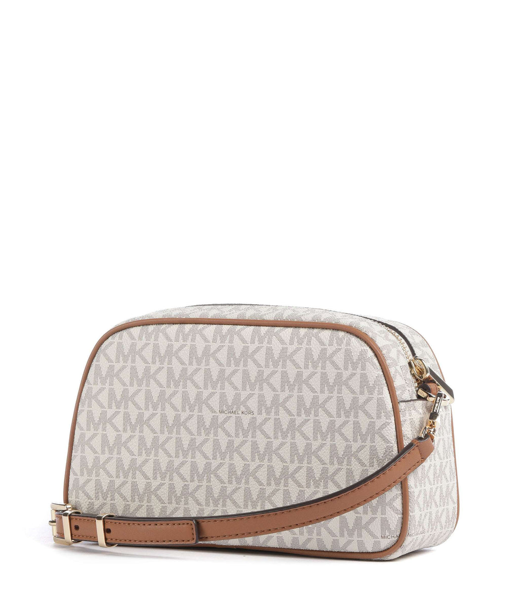 Michael Kors Jet Set Small Crossbody Bag - Vanilla / Acorn