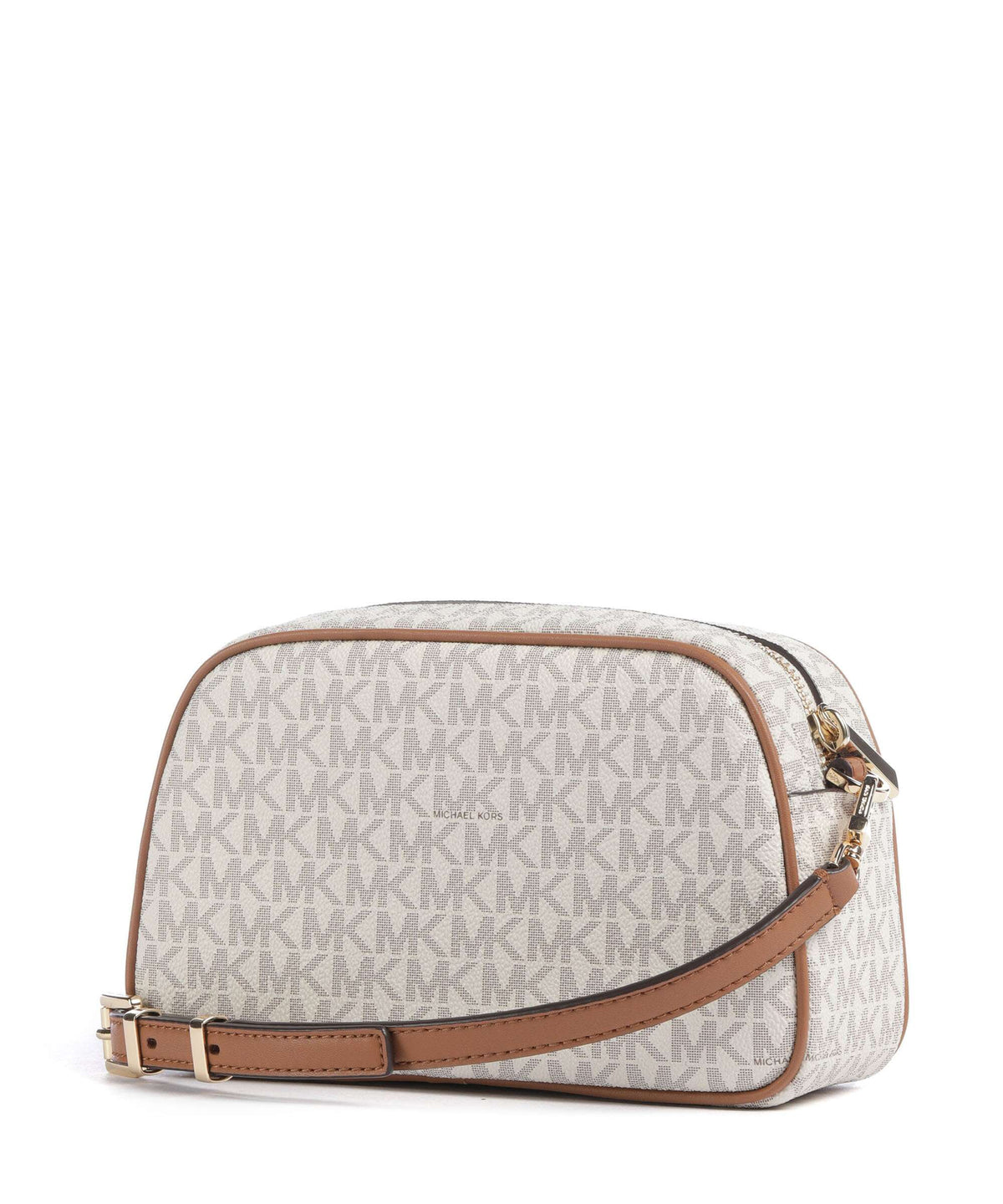 Michael Kors Jet Set Small Crossbody Bag - Vanilla / Acorn