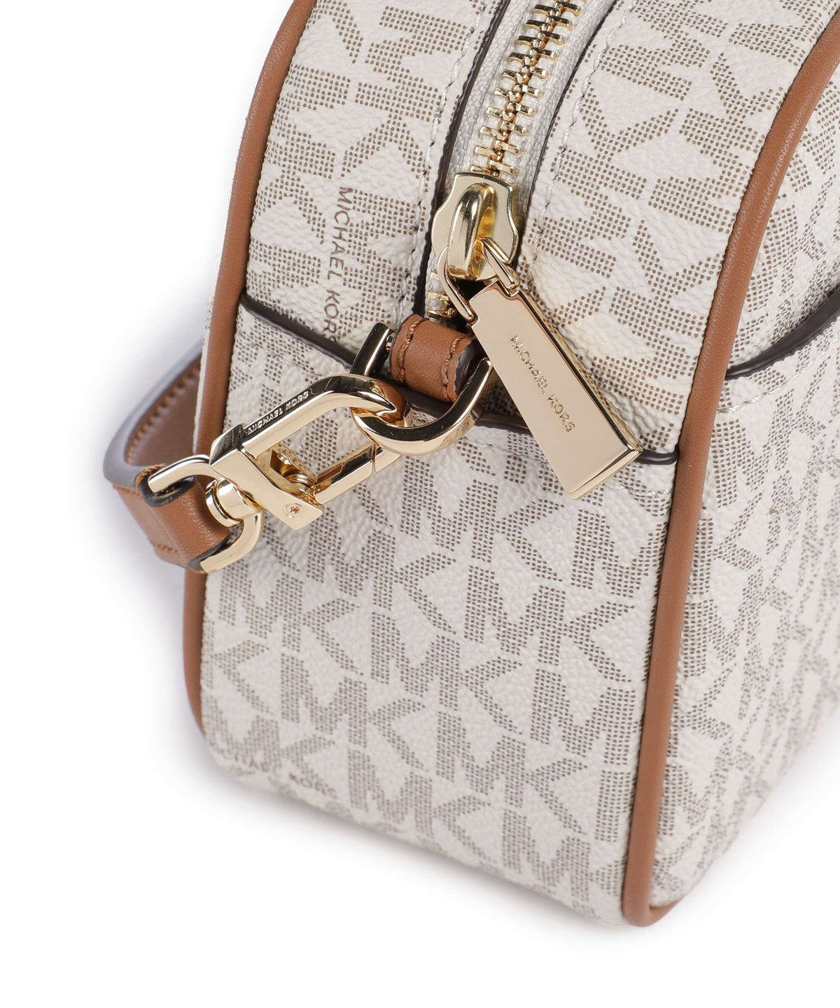 Michael Kors Jet Set Small Crossbody Bag - Vanilla / Acorn