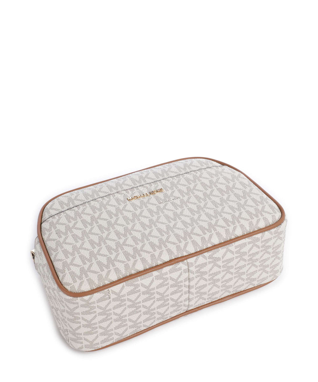 Michael Kors Jet Set Small Crossbody Bag - Vanilla / Acorn