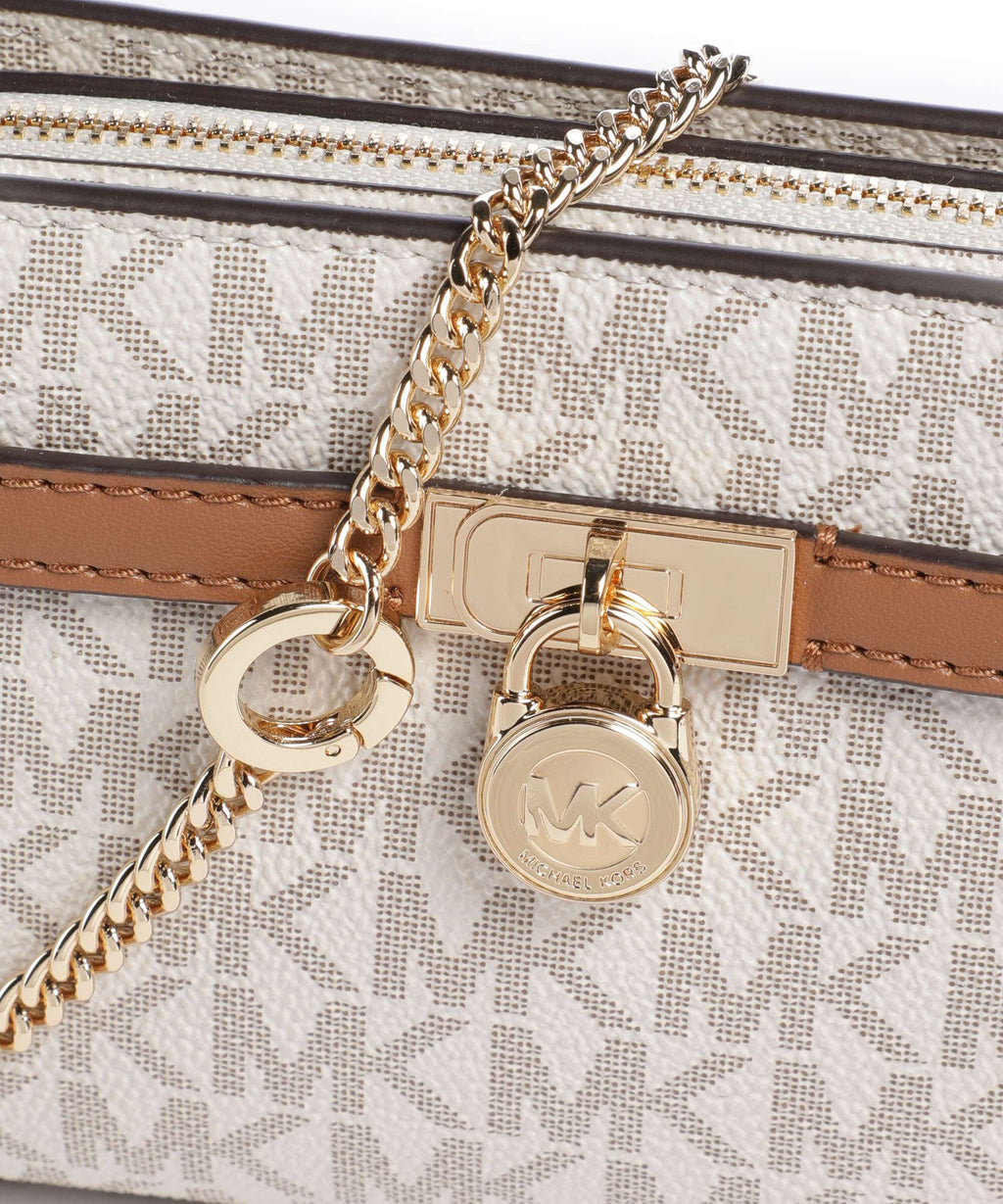 Michael Kors Hamilton Moderne XS Crossbody Bag - Vanilla / Acorn