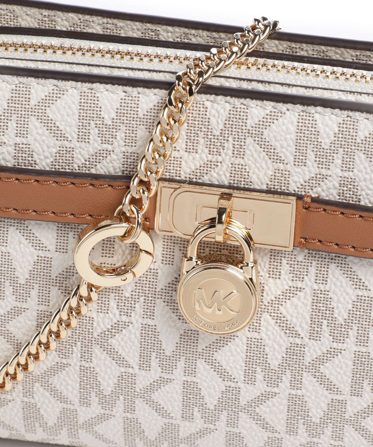 Michael Kors Hamilton Moderne XS Crossbody Bag - Vanilla / Acorn