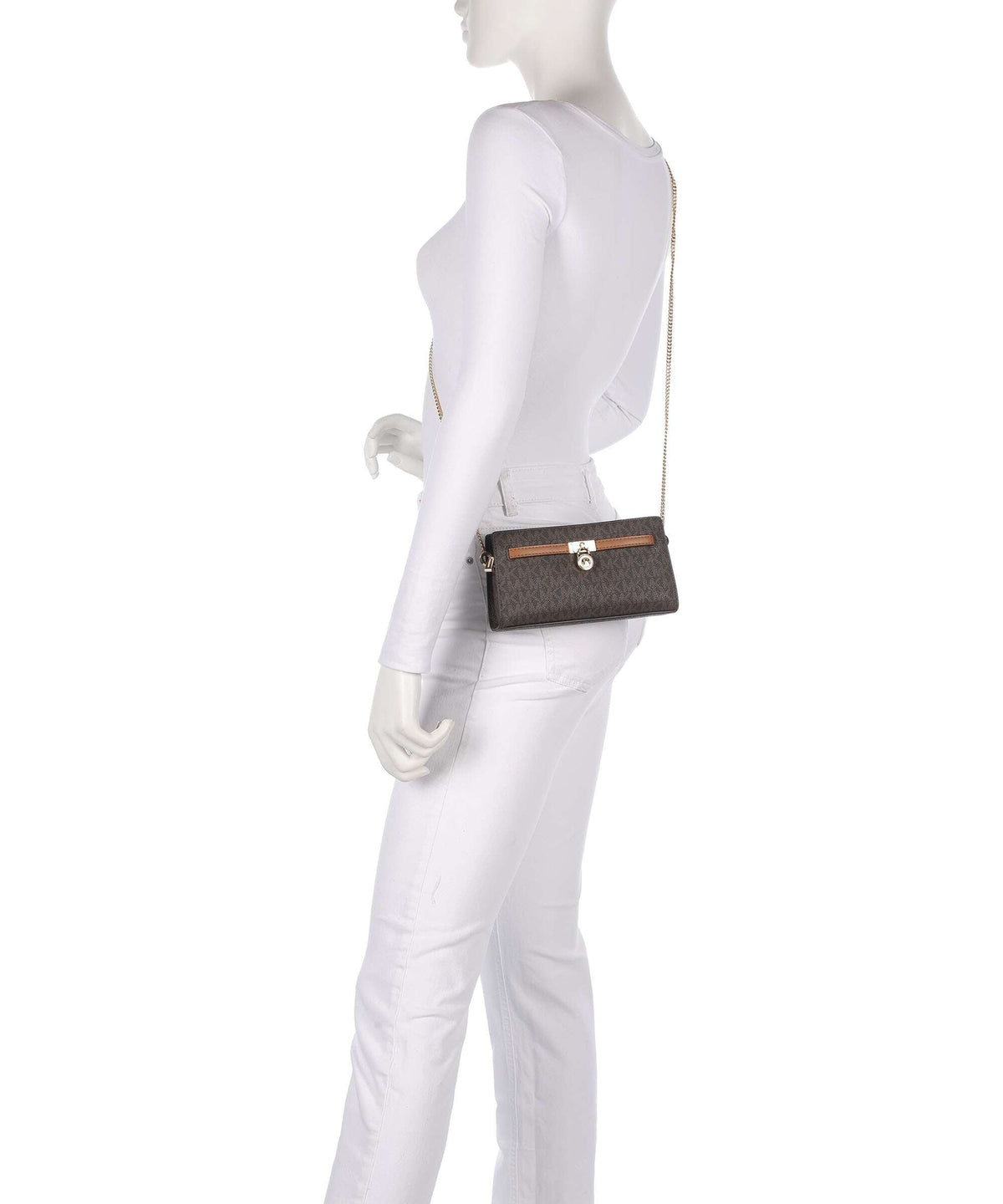 Michael Kors Hamilton Moderne XS Crossbody Bag - Brown / Acorn