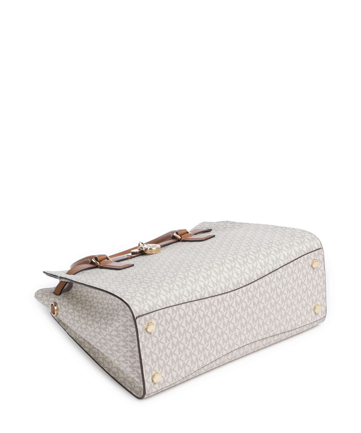 Michael Kors Hamilton Moderne Large Handbag - Vanilla / Acorn