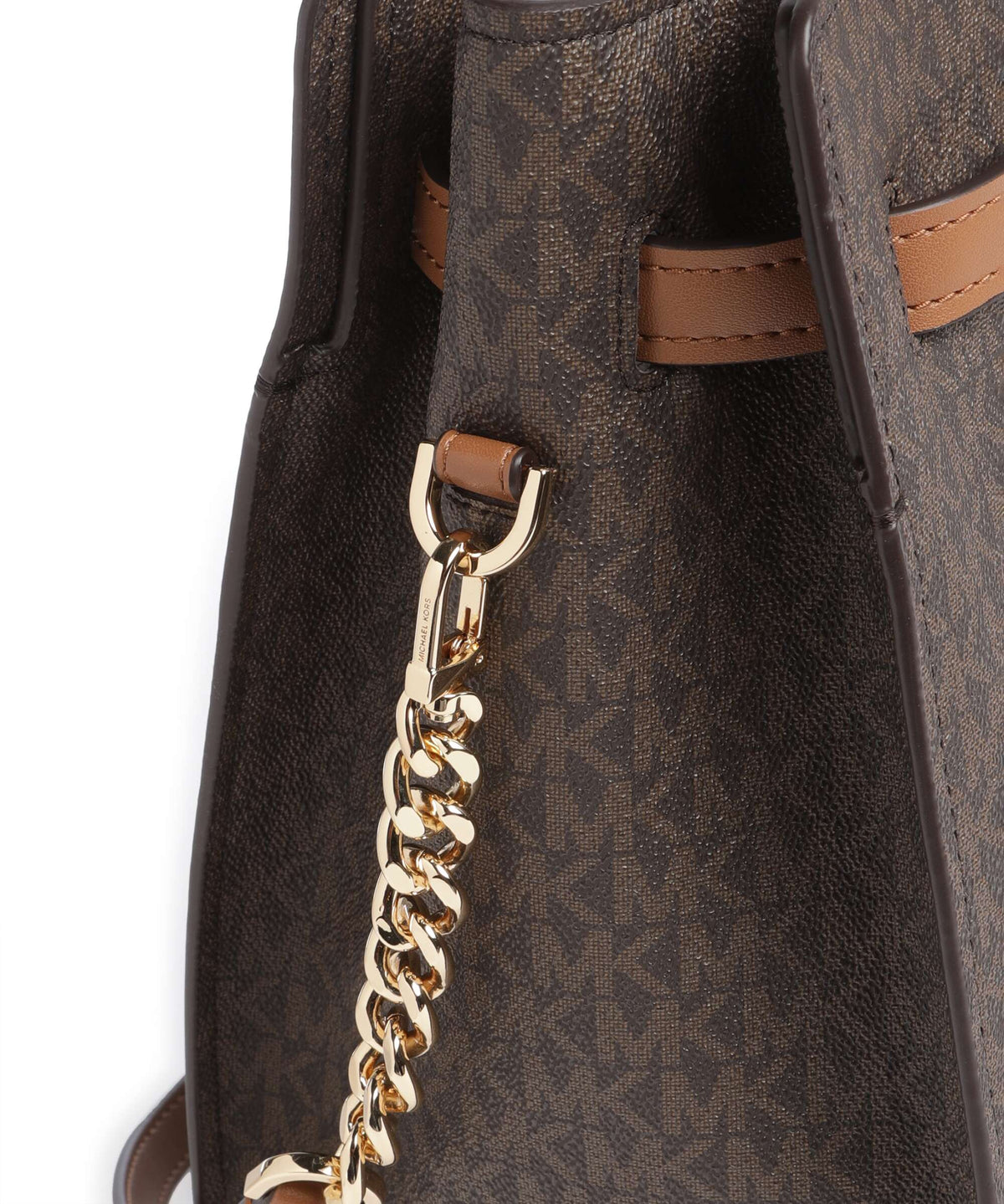 Michael Kors Hamilton Moderne Large Handbag - Brown / Acorn