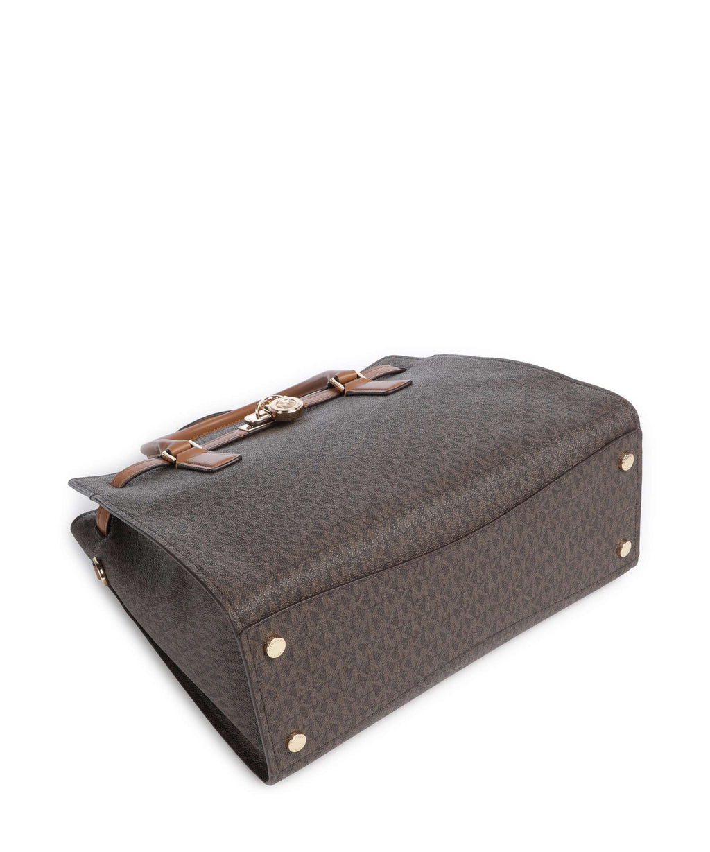 Michael Kors Hamilton Moderne Large Handbag - Brown / Acorn