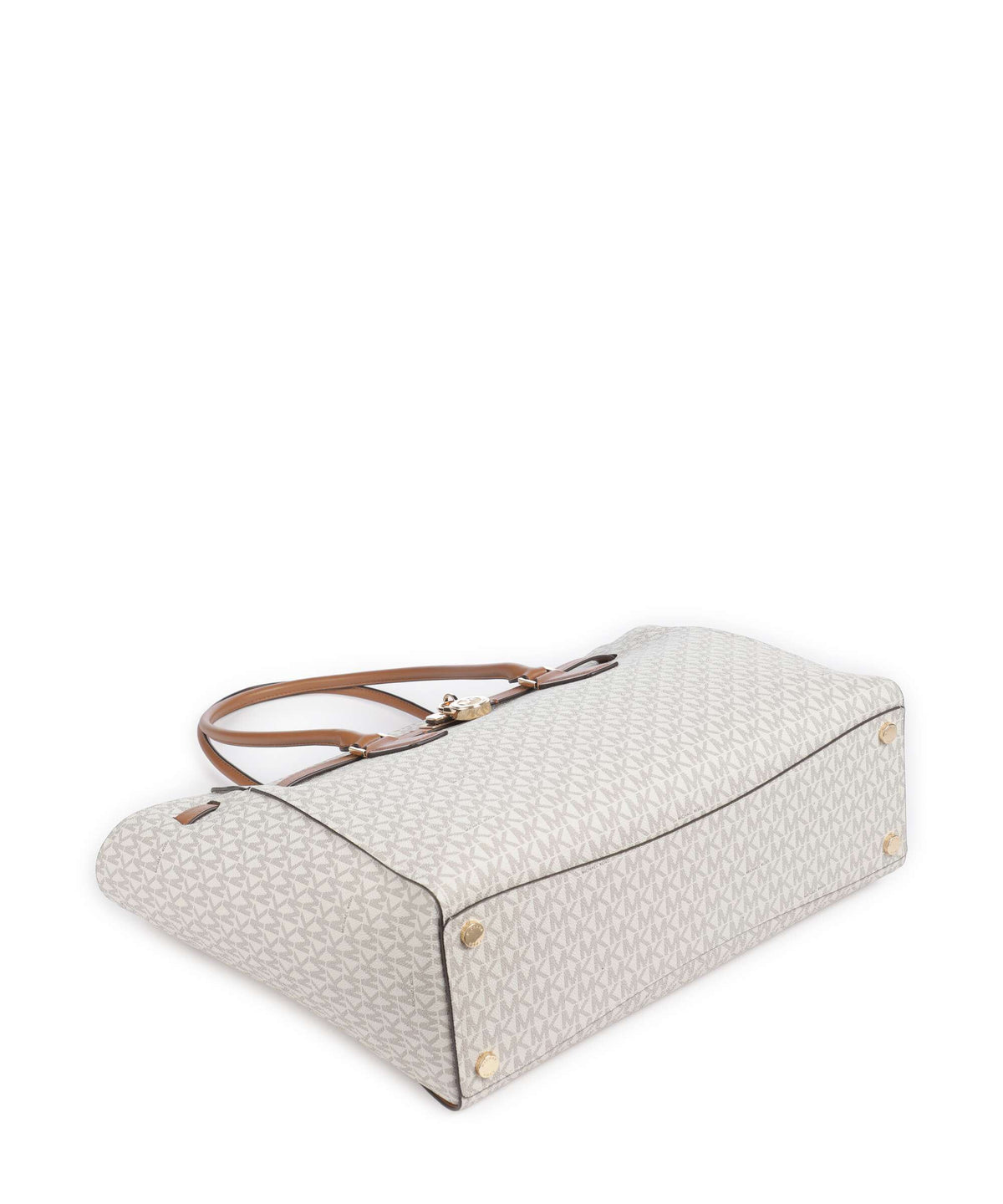 Michael Kors Hamilton Moderne Large Tote Bag - Vanilla / Acorn