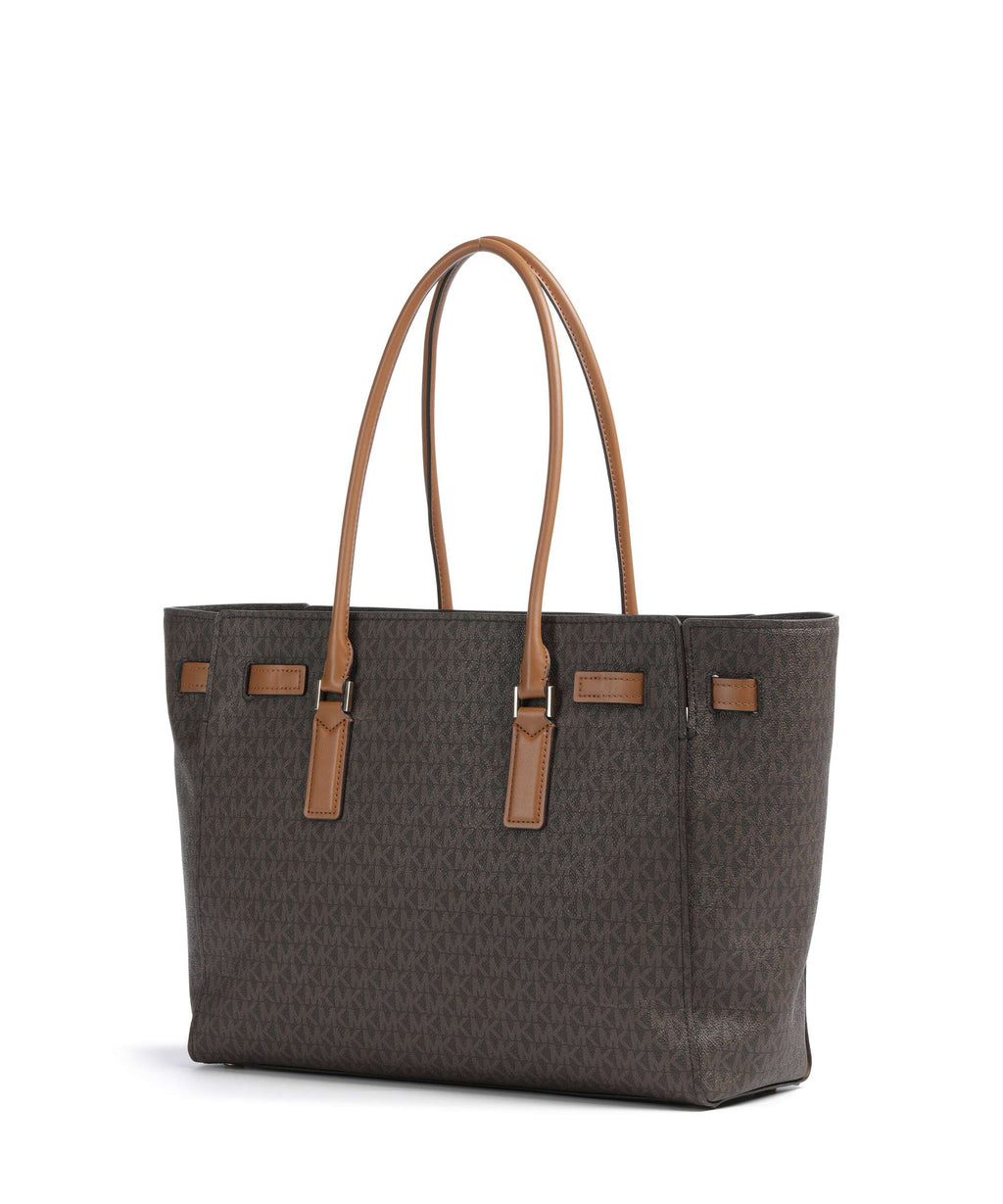 Michael Kors Hamilton Moderne Large Tote Bag - Brown / Acorn