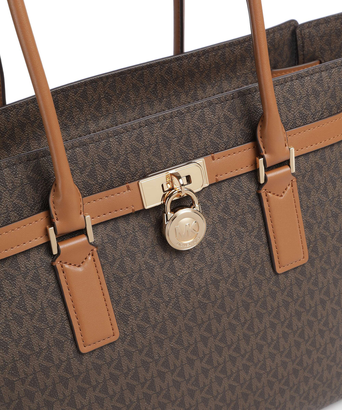 Michael Kors Hamilton Moderne Large Tote Bag - Brown / Acorn
