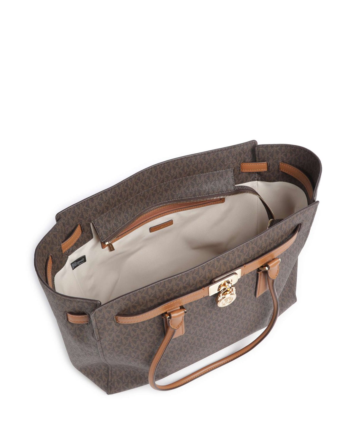 Michael Kors Hamilton Moderne Large Tote Bag - Brown / Acorn