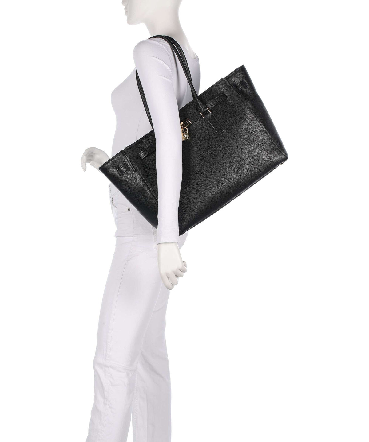 Michael Kors Hamilton Moderne Large Tote Bag - Black