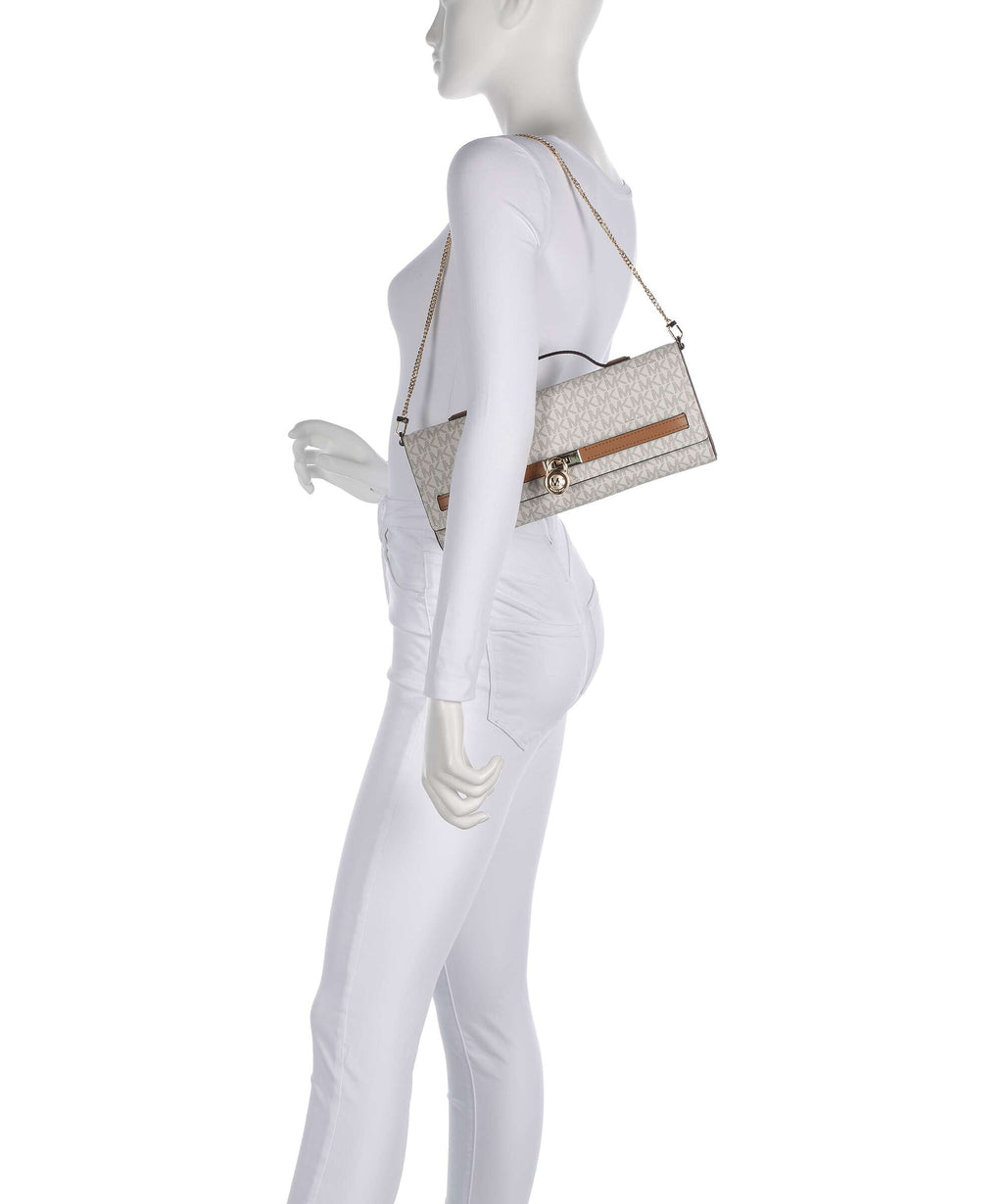 Michael Kors Hamilton Moderne Medium Shoulder Bag - Vanilla / Acorn