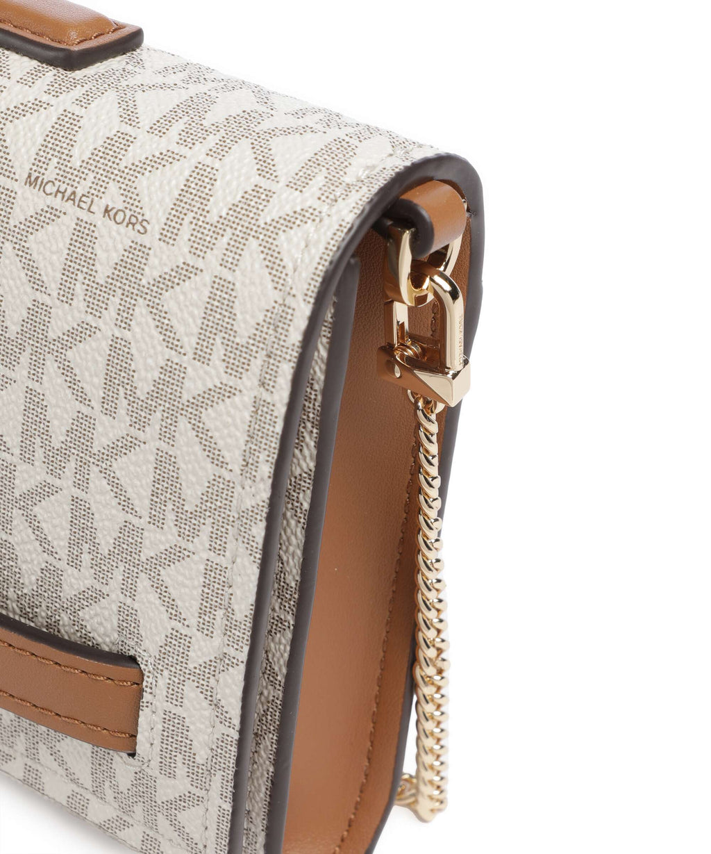 Michael Kors Hamilton Moderne Medium Shoulder Bag - Vanilla / Acorn