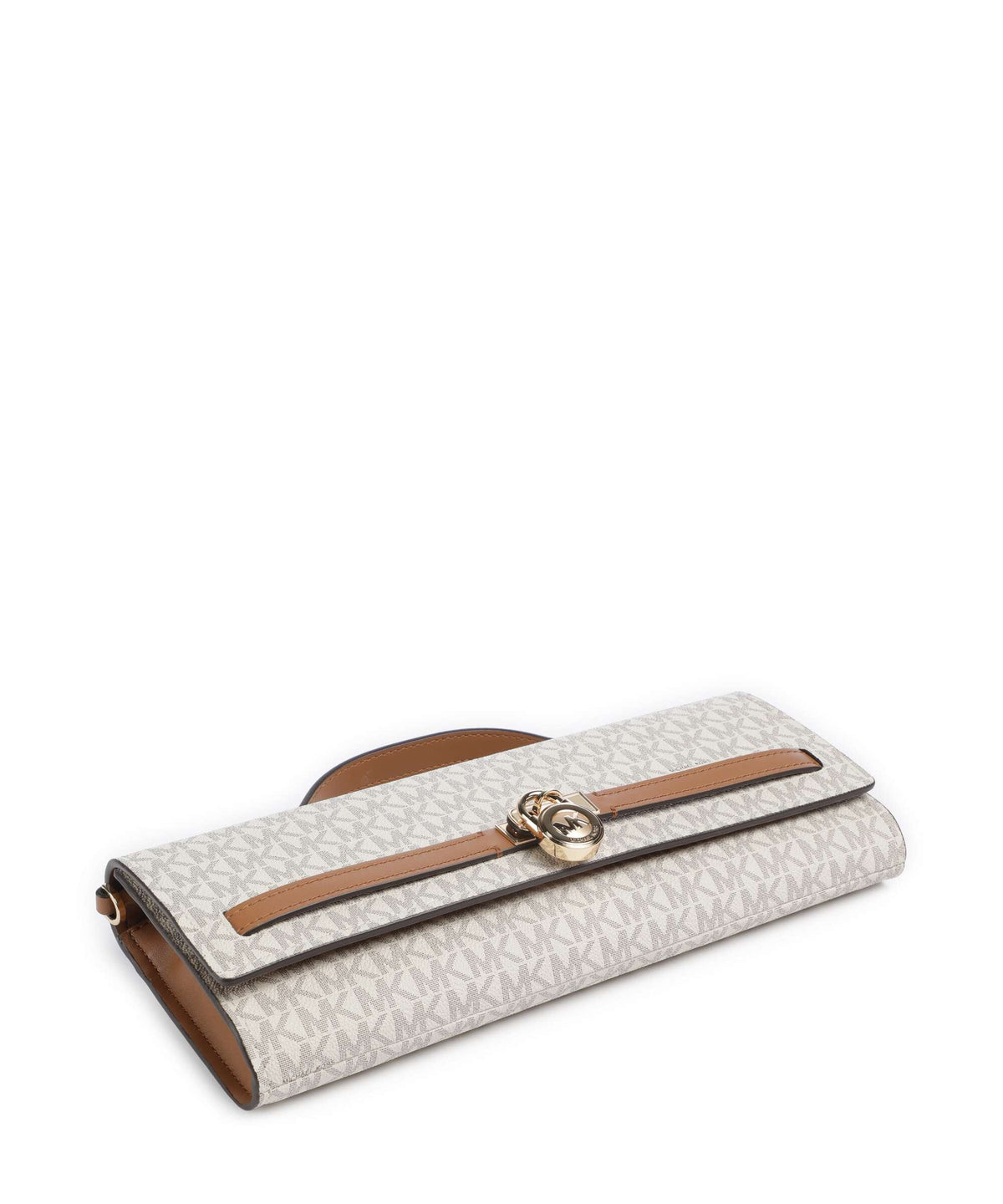 Michael Kors Hamilton Moderne Medium Shoulder Bag - Vanilla / Acorn