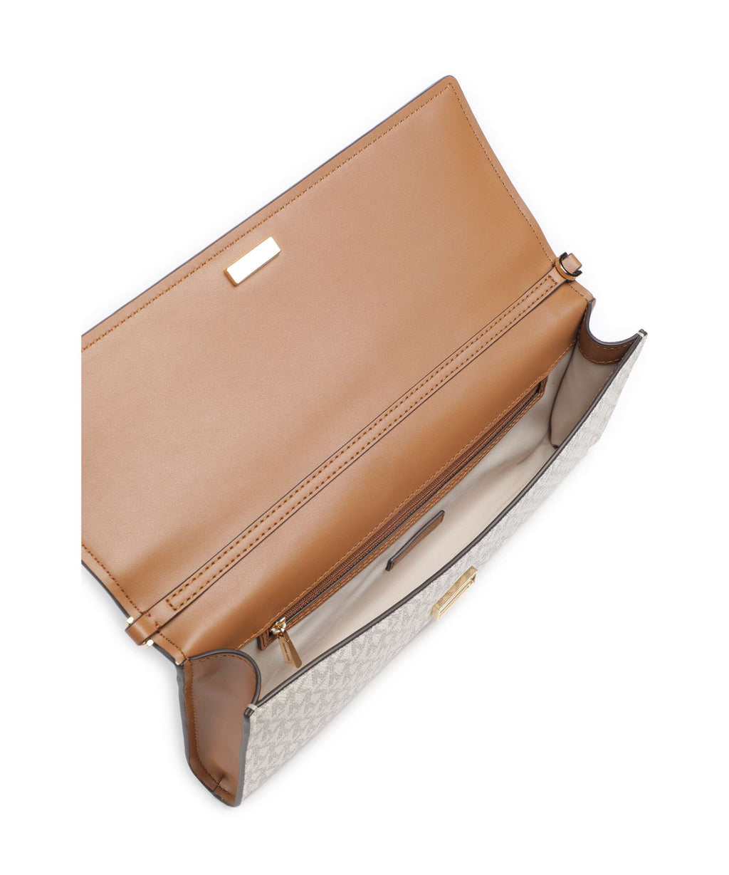Michael Kors Hamilton Moderne Medium Shoulder Bag - Vanilla / Acorn
