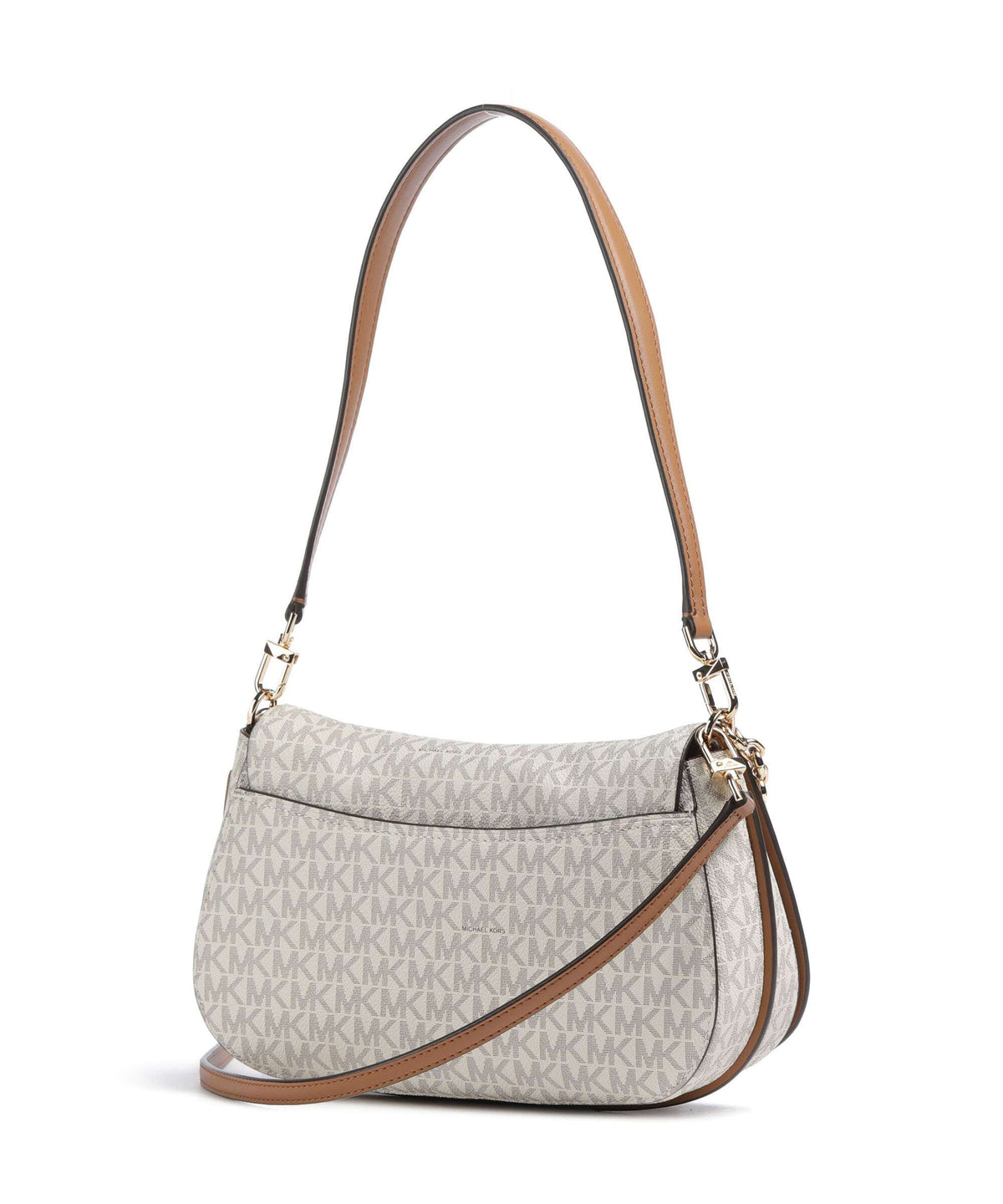 Michael Kors Nolita Medium Shoulder Bag - Vanilla / Acorn