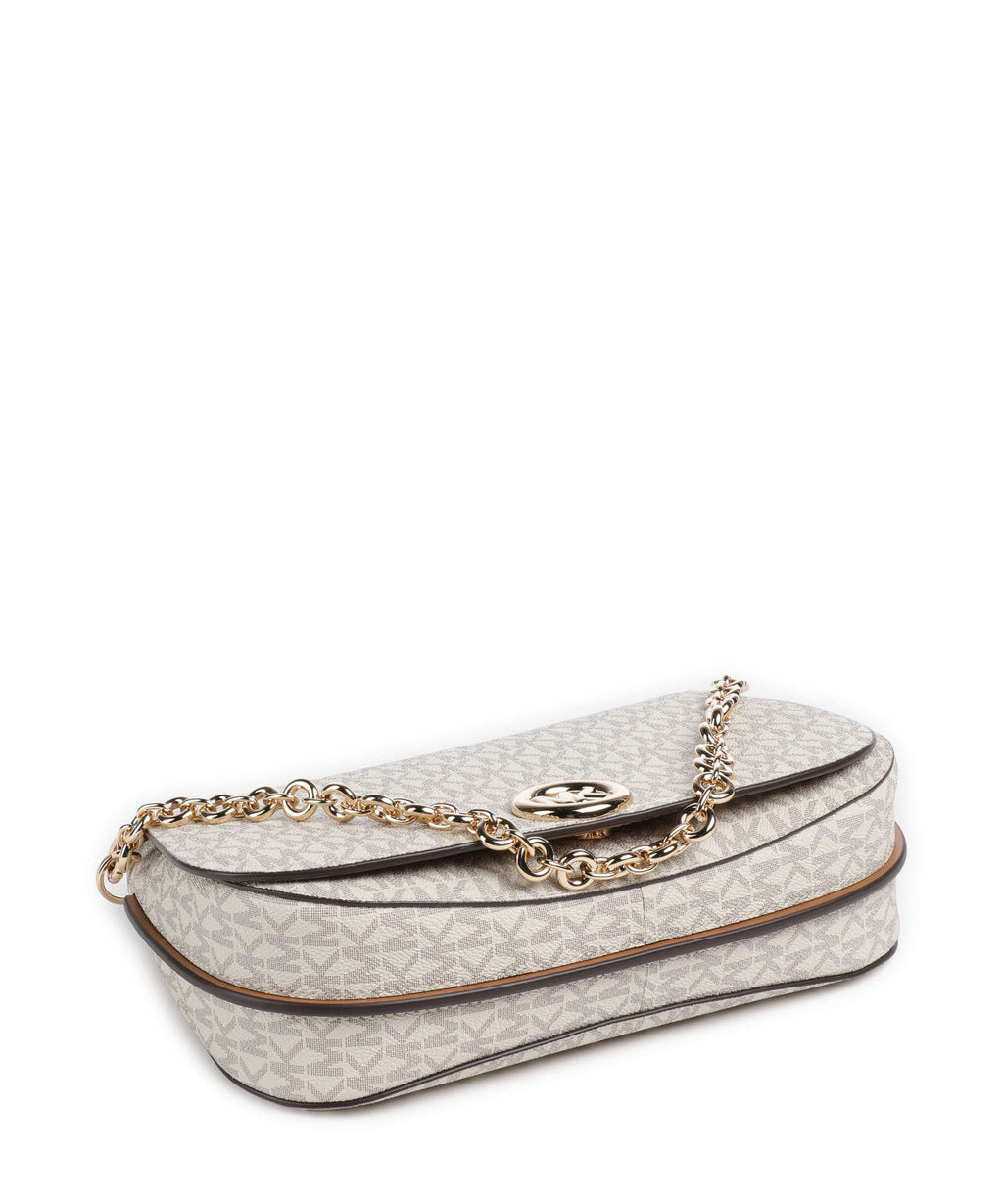 Michael Kors Nolita Medium Shoulder Bag - Vanilla / Acorn