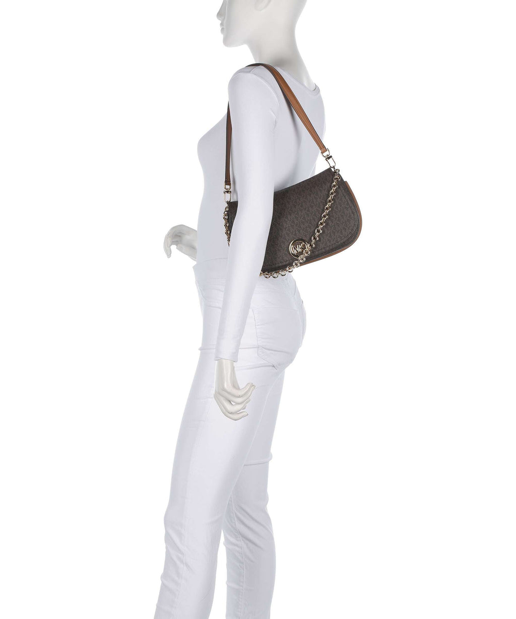 Michael Kors Nolita Medium Shoulder Bag - Brown / Acorn