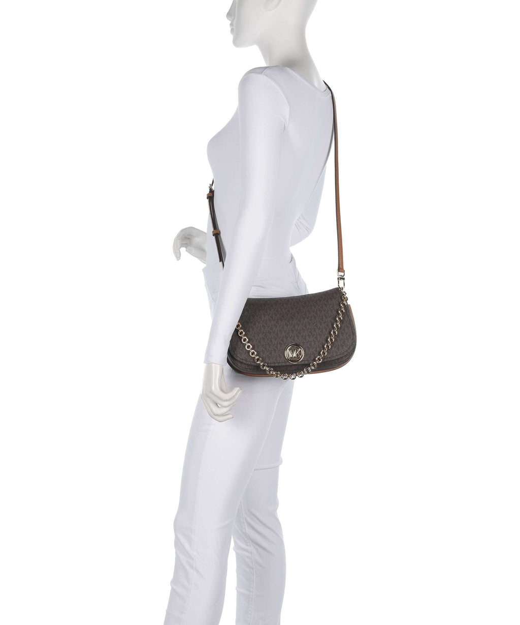 Michael Kors Nolita Medium Shoulder Bag - Brown / Acorn