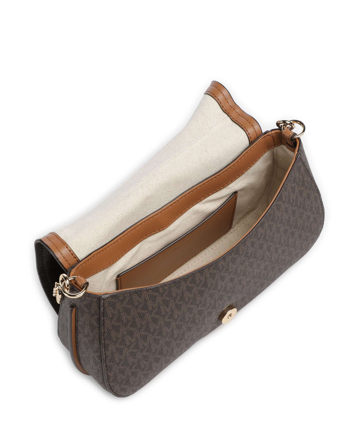 Michael Kors Nolita Medium Shoulder Bag - Brown / Acorn