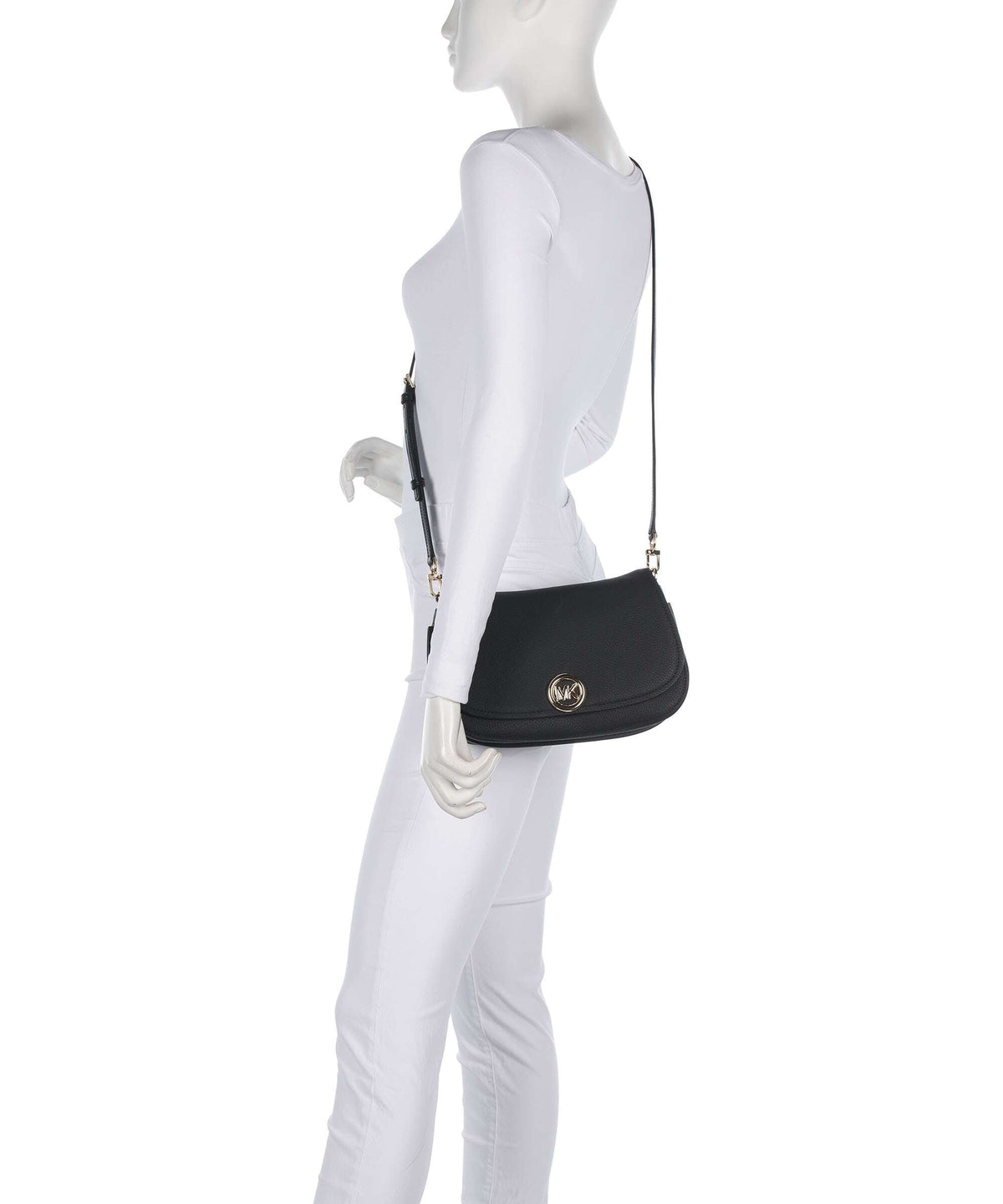 Michael Kors Nolita Medium Shoulder Bag - Black