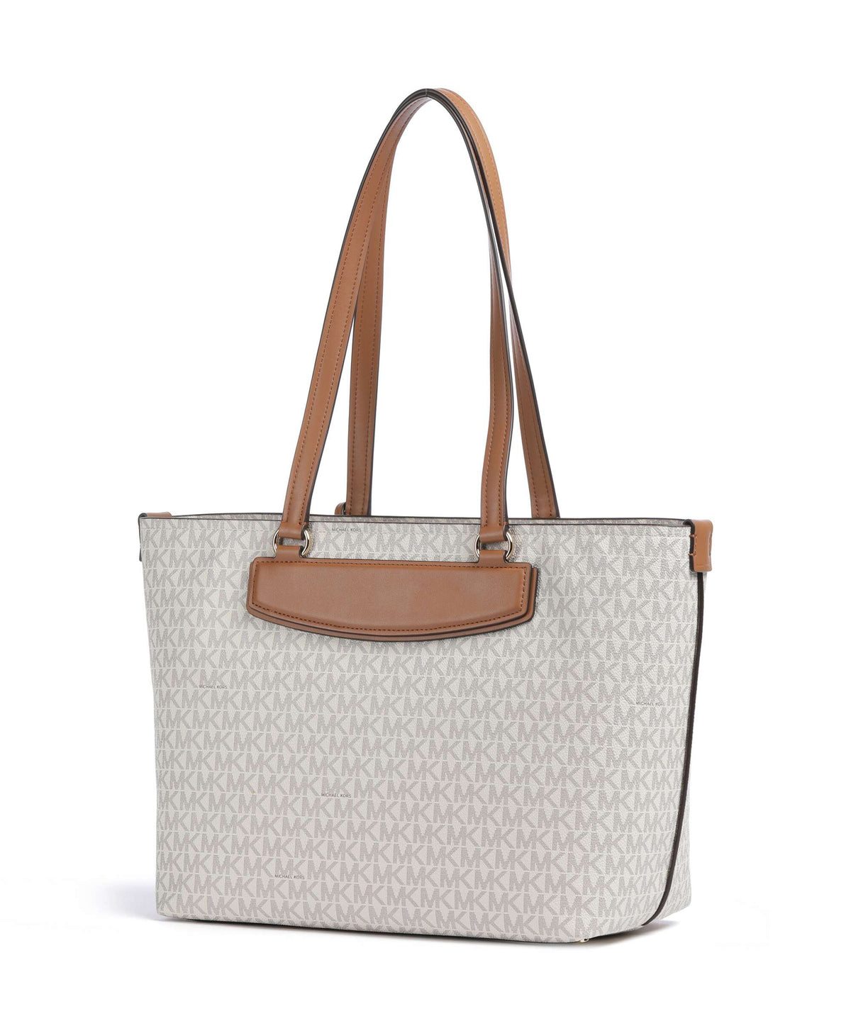 Michael Kors Jet Set Travel Medium Tote Bag - Vanilla / Acorn