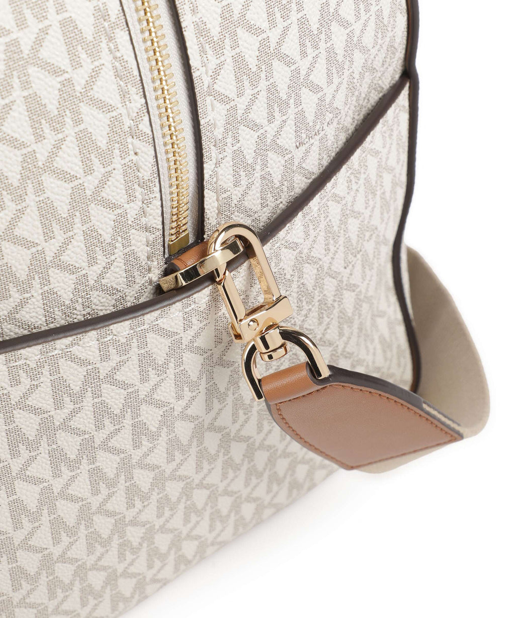 Michael Kors Jet Set Travel XL Weekend Bag - Vanilla / Acorn
