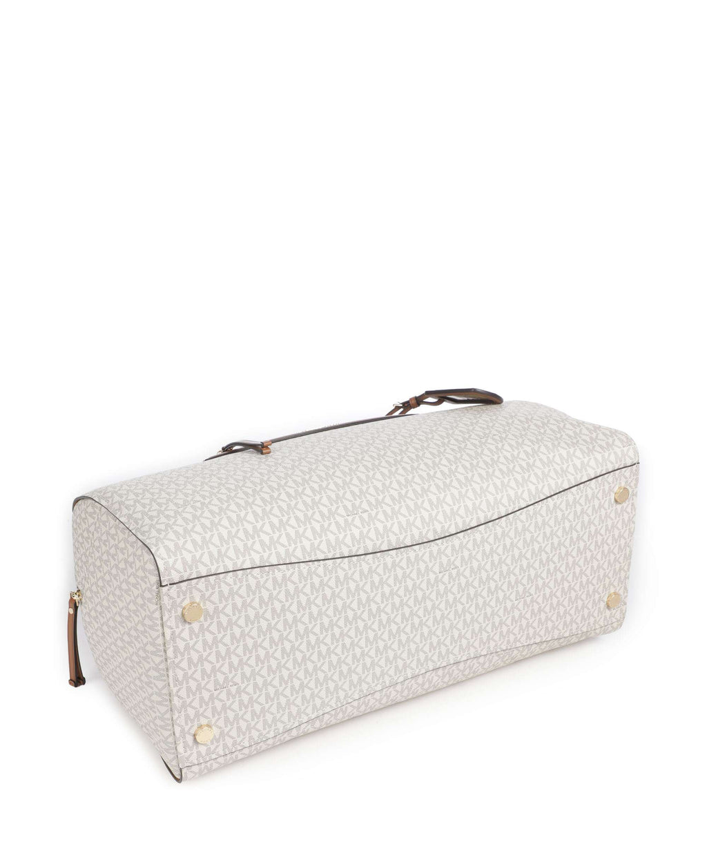 Michael Kors Jet Set Travel XL Weekend Bag - Vanilla / Acorn