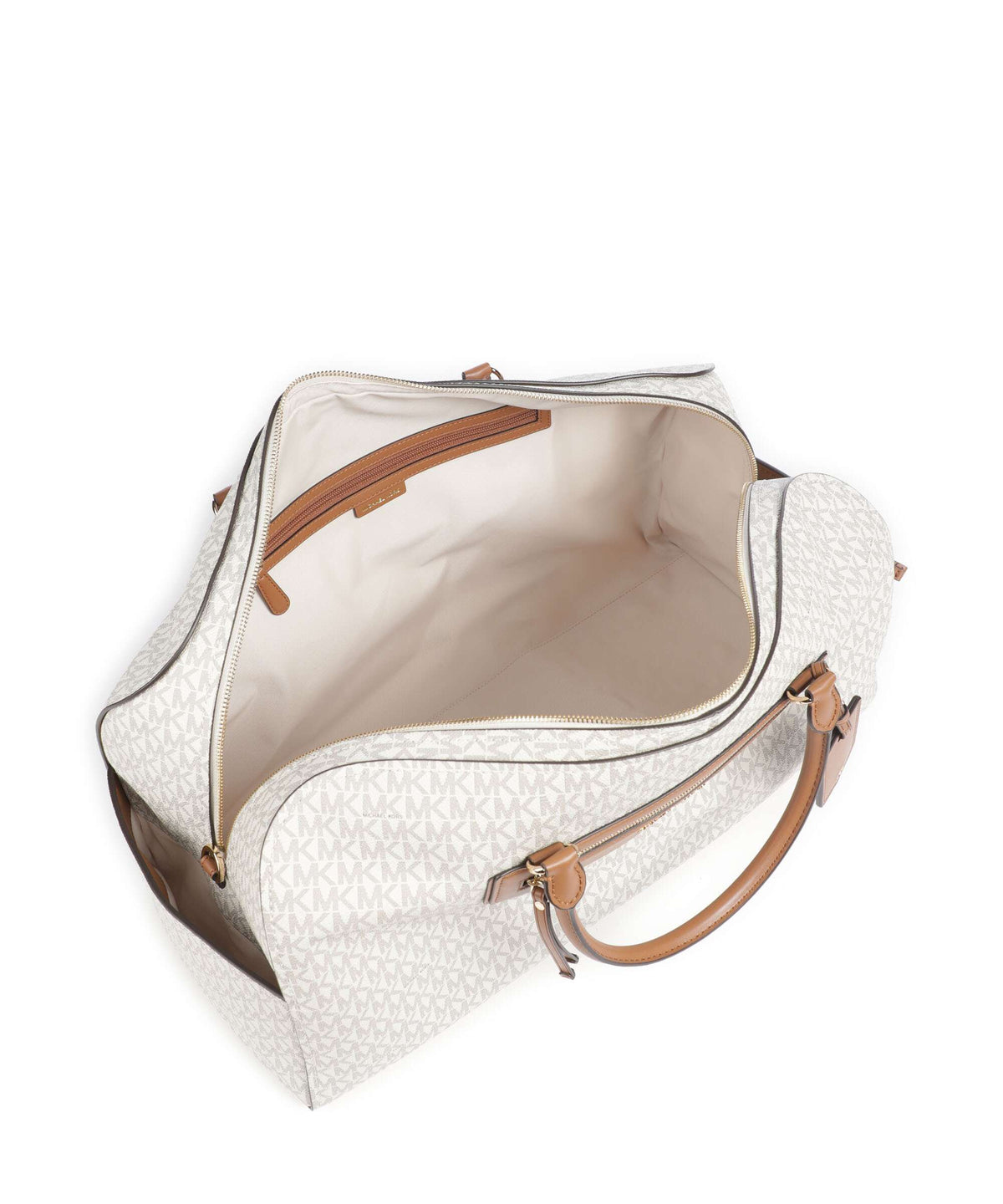 Michael Kors Jet Set Travel XL Weekend Bag - Vanilla / Acorn