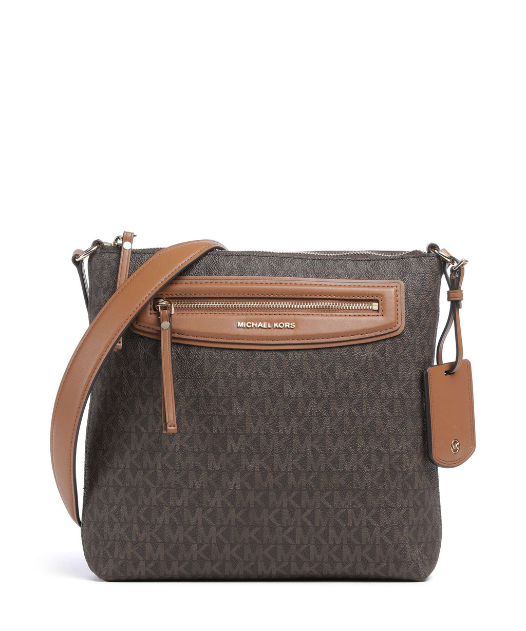 Michael Kors Jet Set Travel Large Crossbody Bag - Brown / Acorn