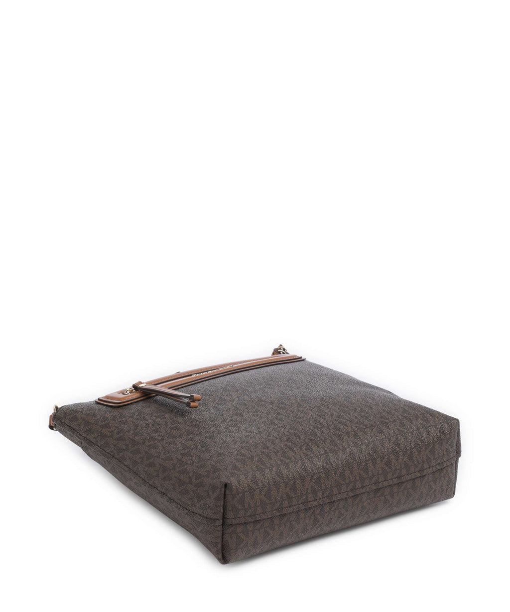 Michael Kors Jet Set Travel Large Crossbody Bag - Brown / Acorn