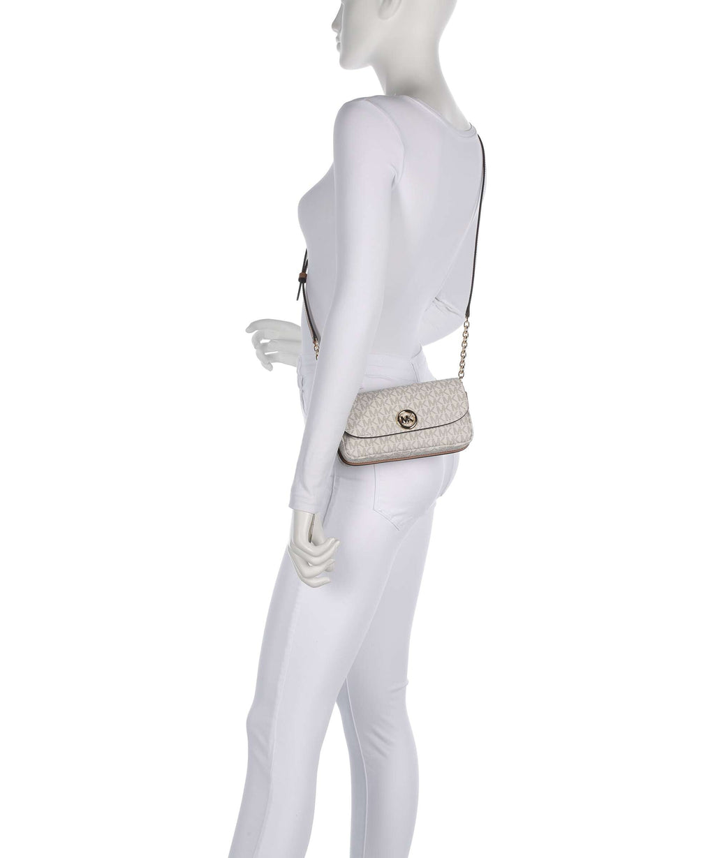 Michael Kors Nolita Small Crossbody Bag - Vanilla / Acorn