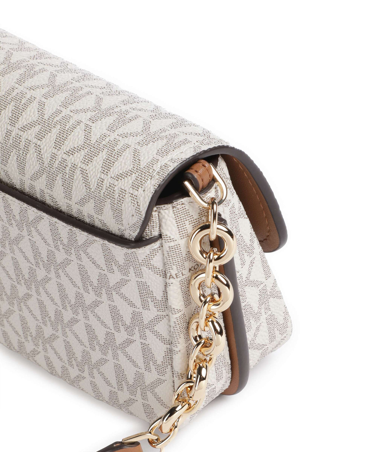 Michael Kors Nolita Small Crossbody Bag - Vanilla / Acorn